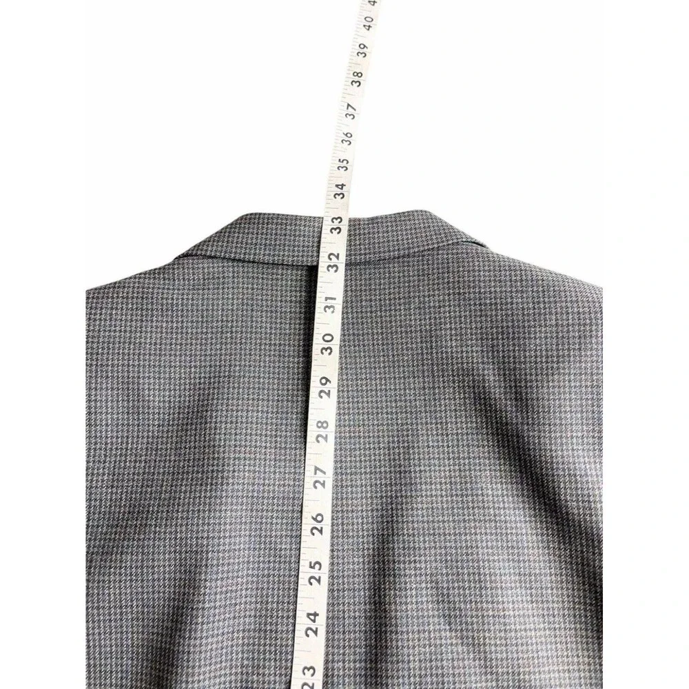 Lauren Ralph Lauren Mens 44R Blazer Wool Jacket Houndstooth Sport Coat